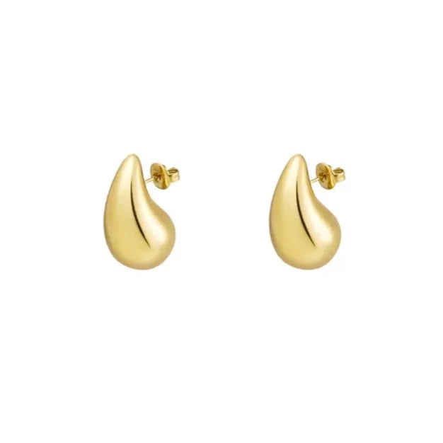 Oorbellen drop small | goud