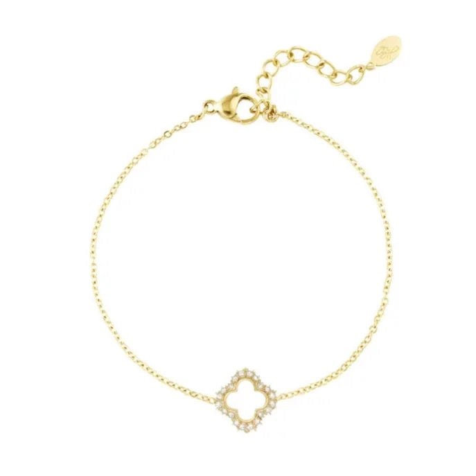 Armband clover | goud