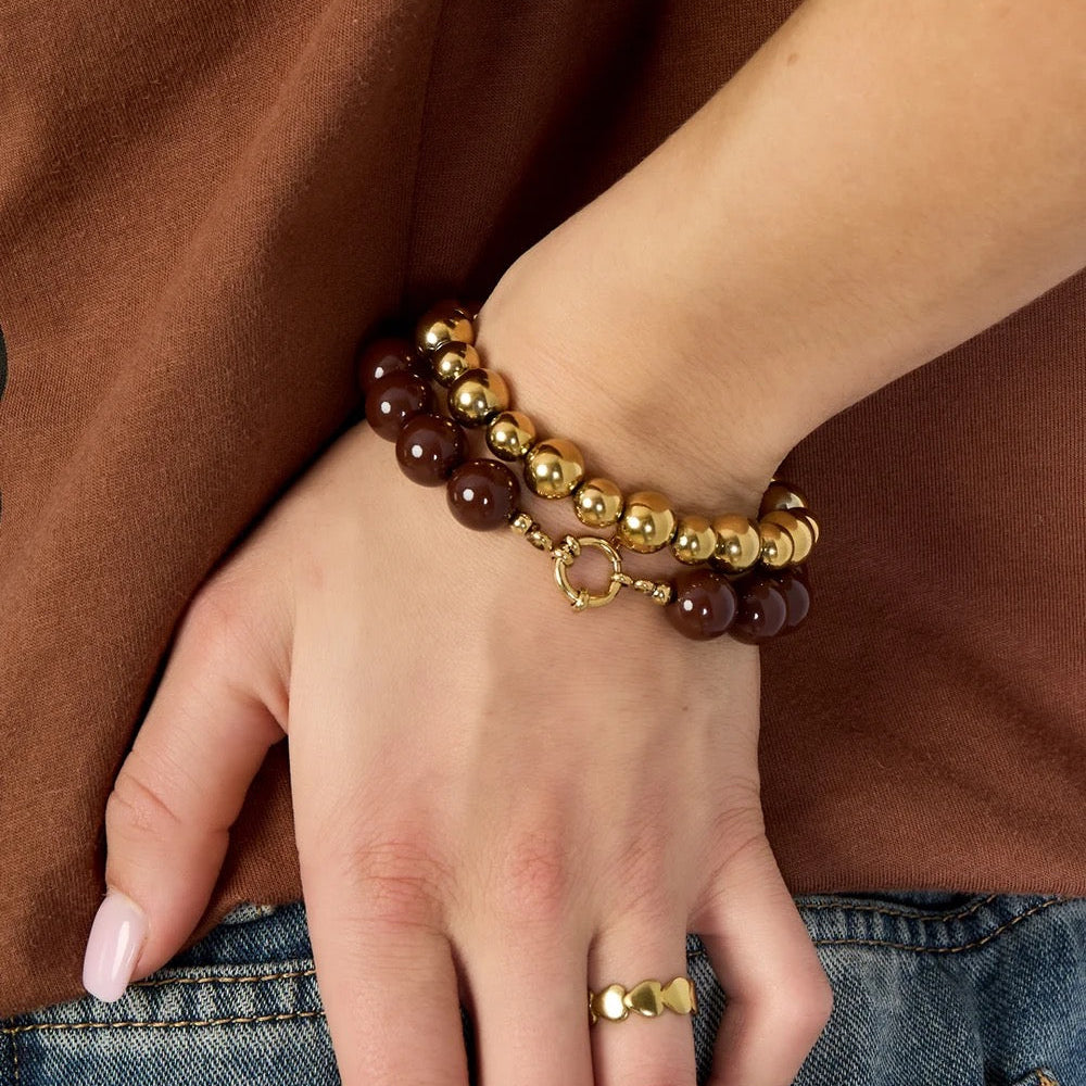Armband belle | bruin
