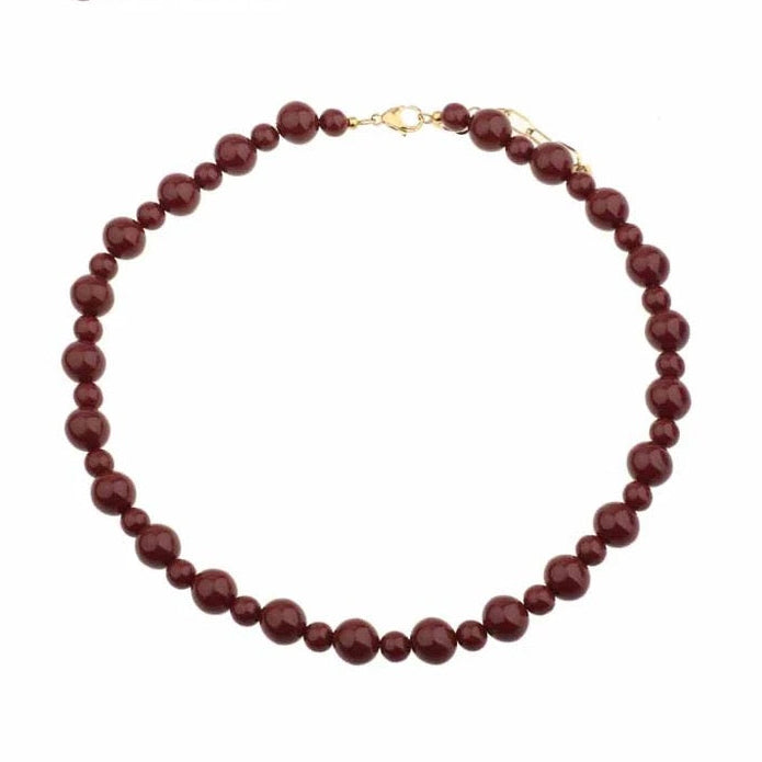 Ketting nia | burgundy