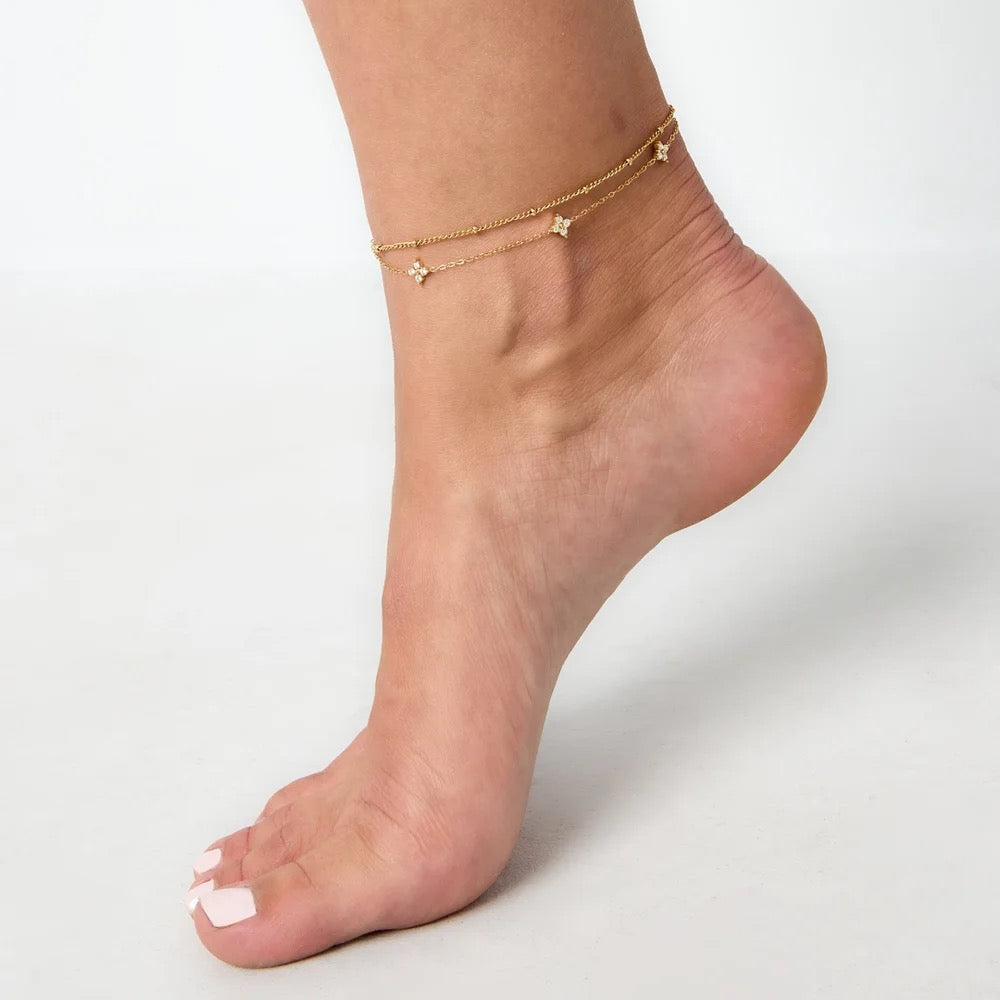 Enkelbandje femm | goud