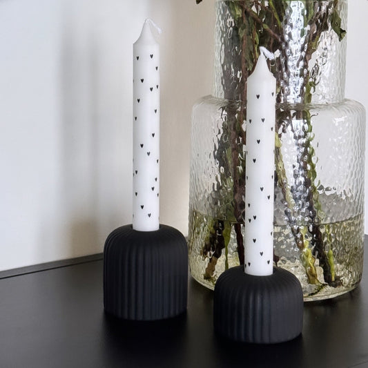 Dinner candles | hearts