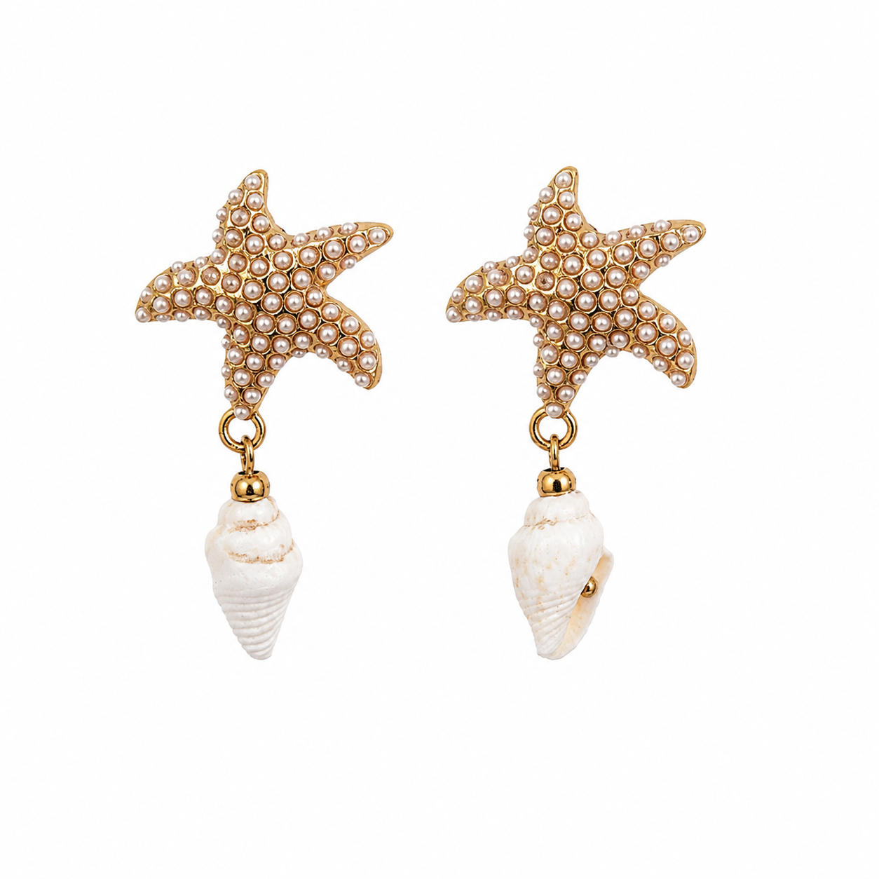 Oorbellen sand | goud