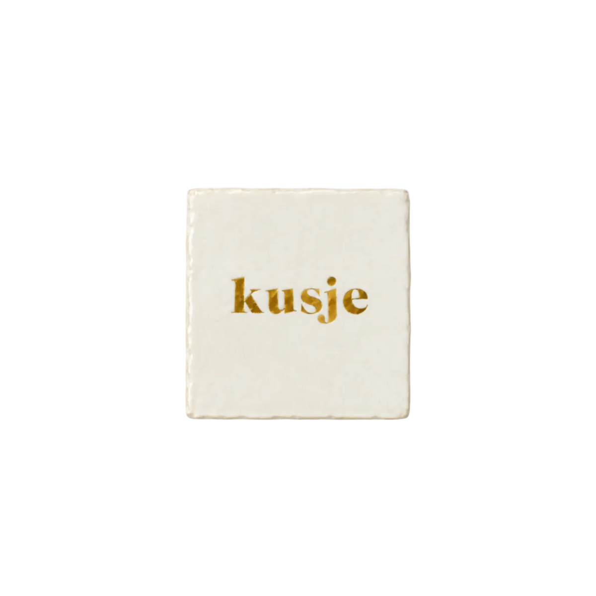 Mini Tegeltje beige | kusje
