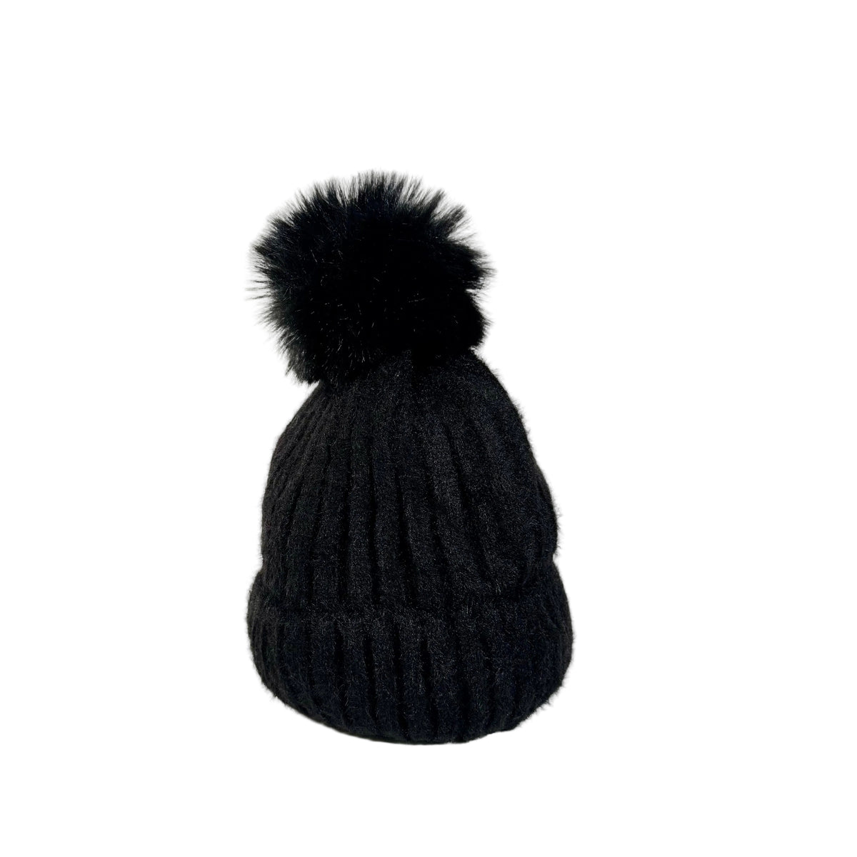 Pom muts | zwart