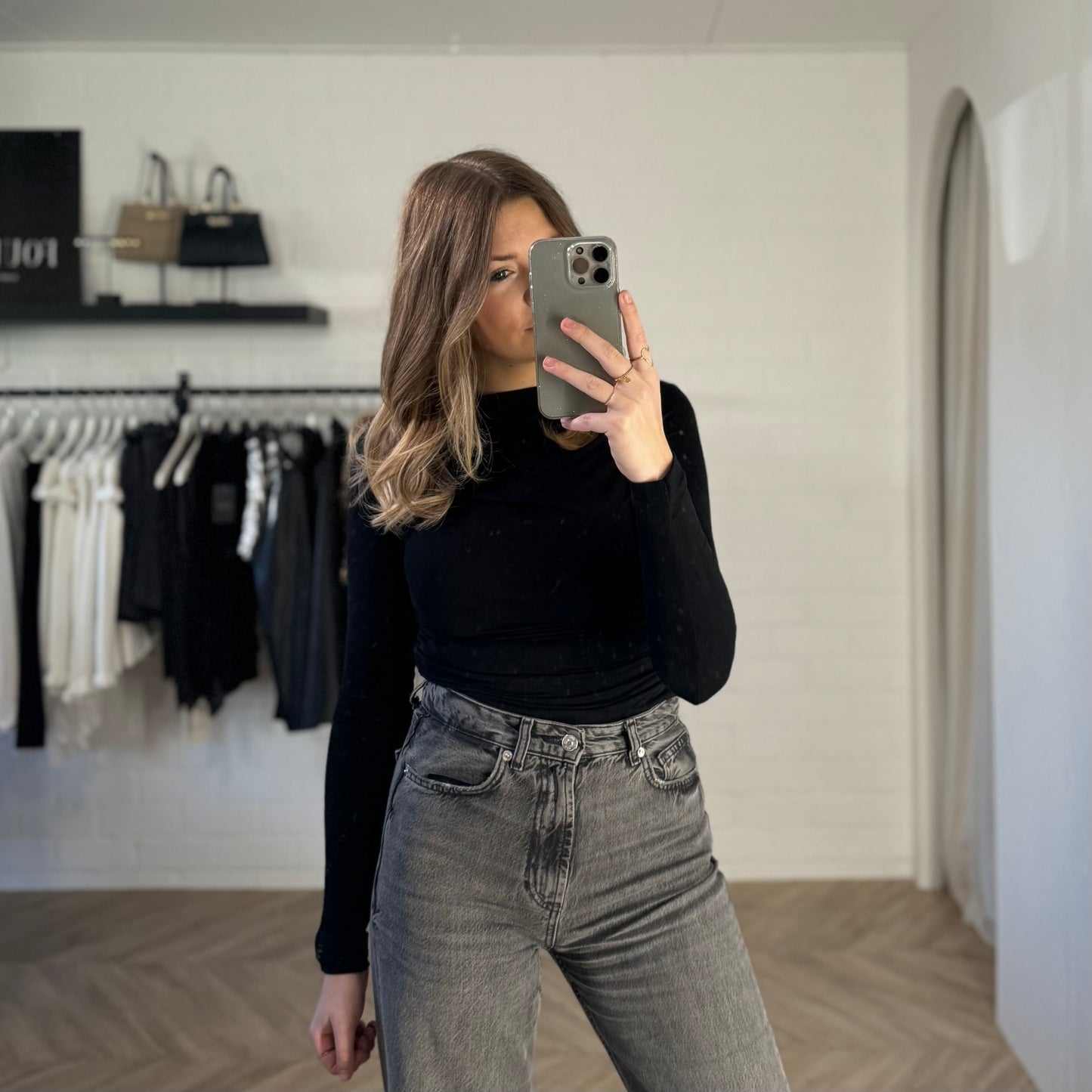 Top aliss | zwart