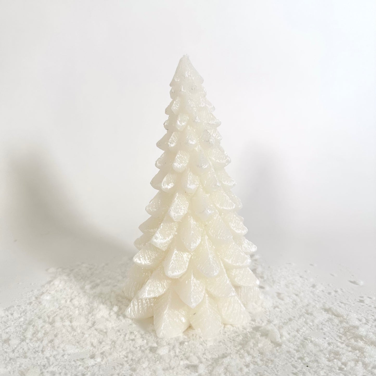 Kerstboom kaars | wit