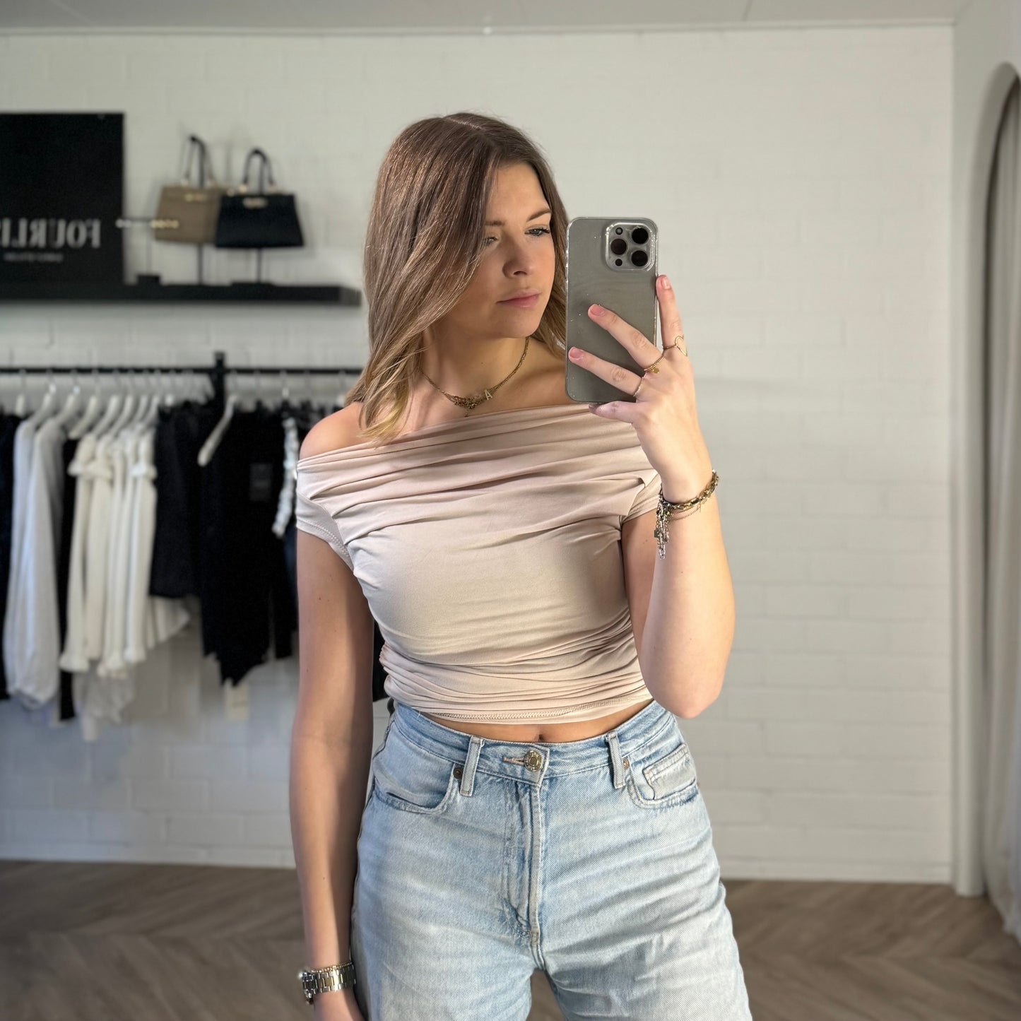 Top luna | beige