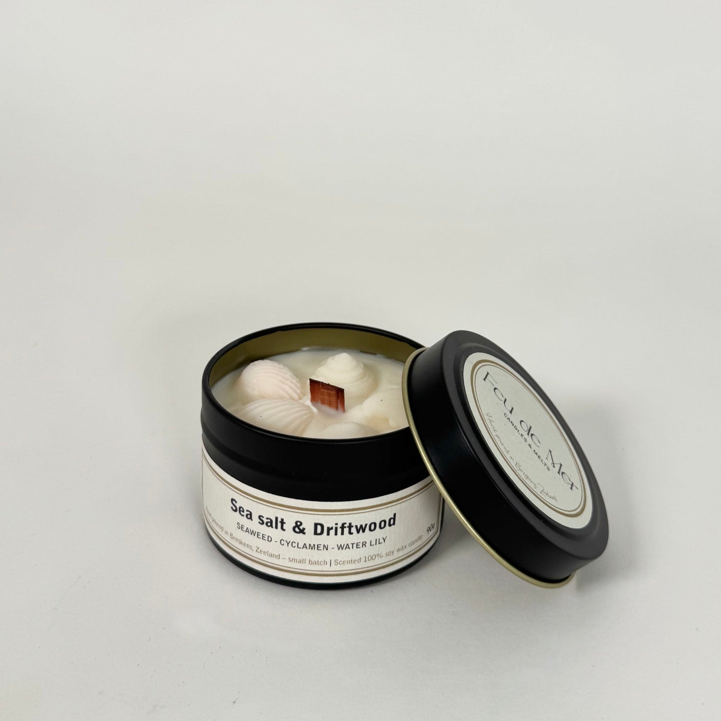 Geurkaars | sea salt & driftwood (90g)