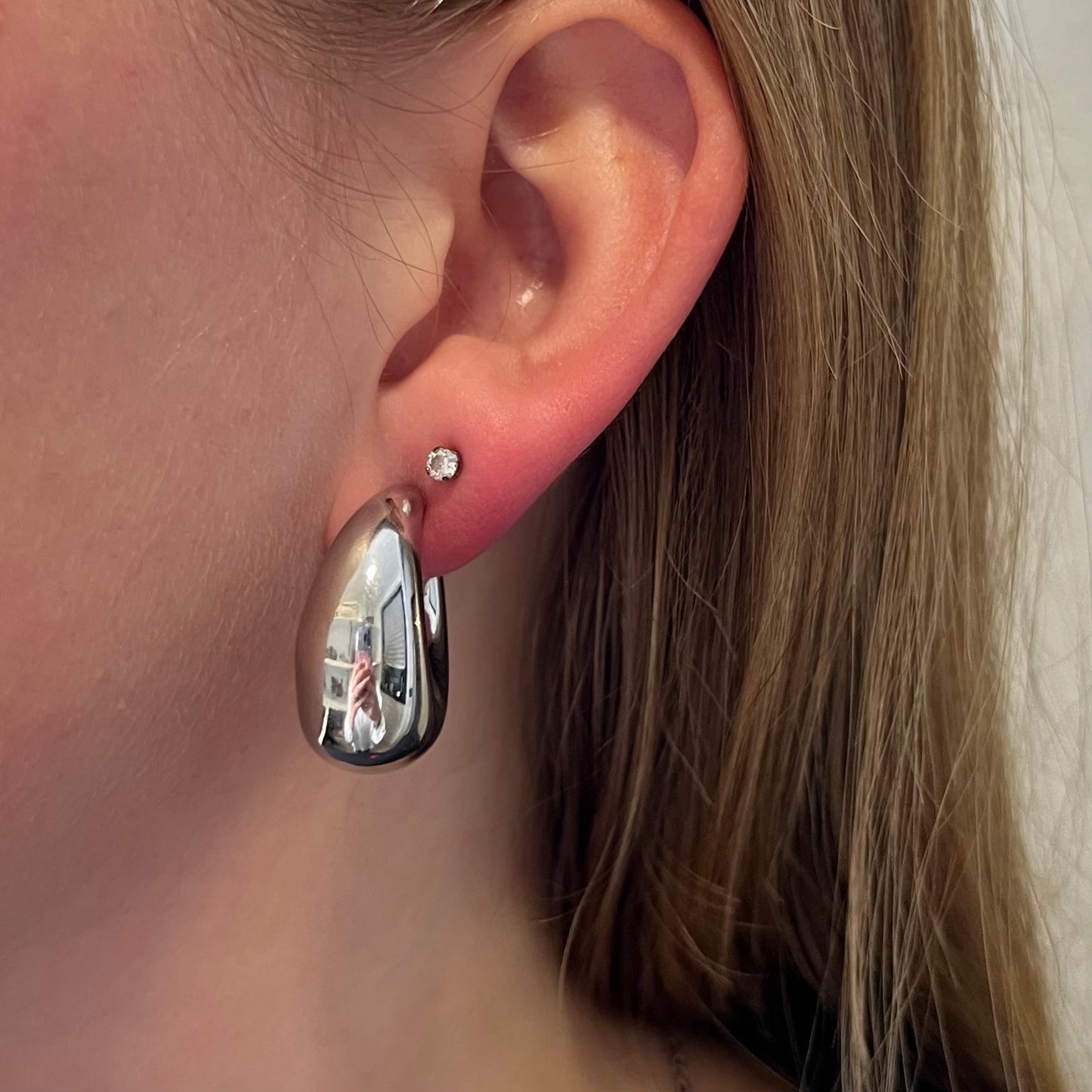 Oorbellen hope | zilver