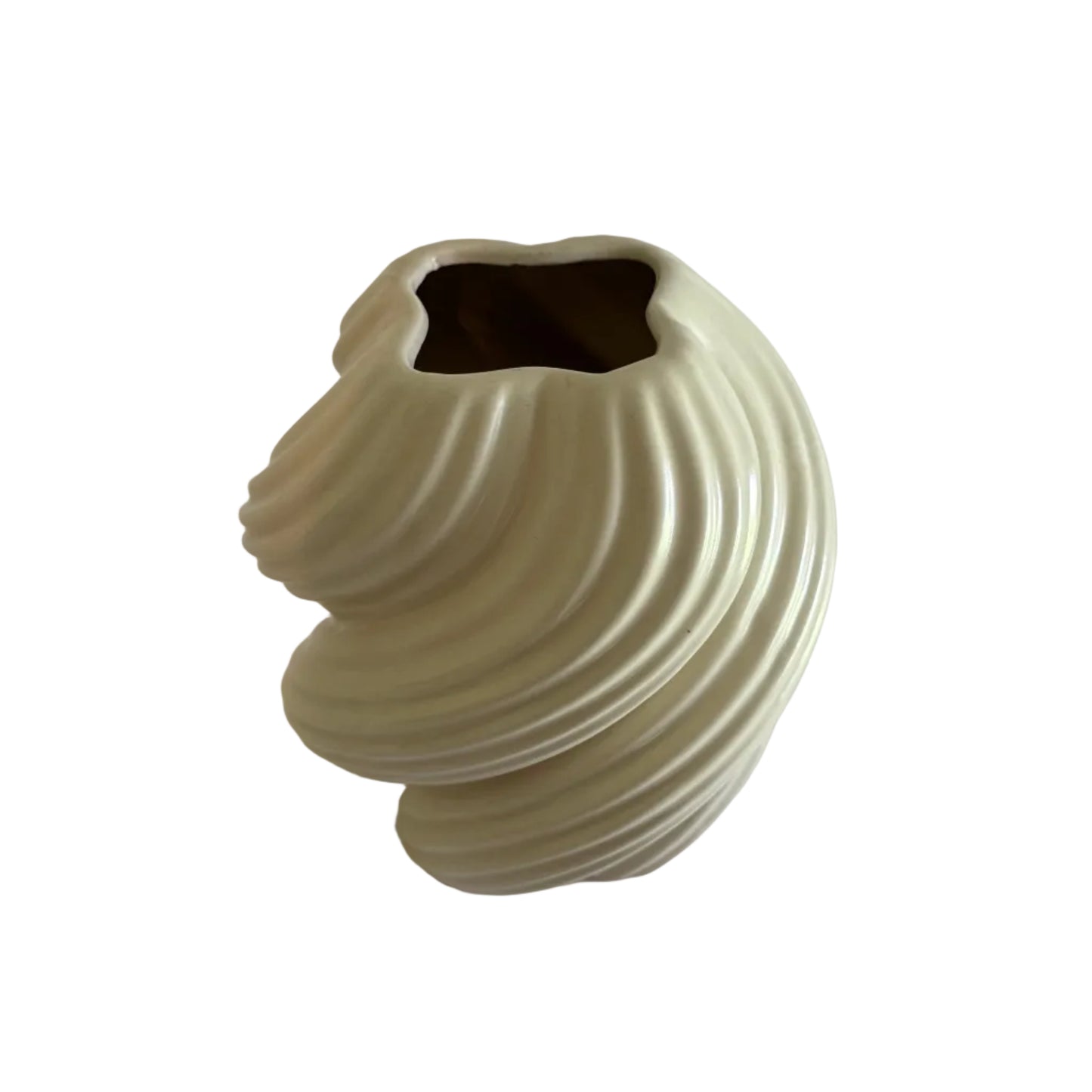 Vase swirl | off white