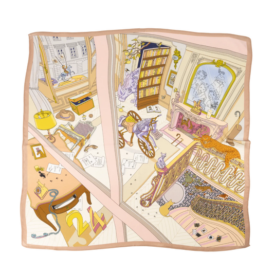 Silk scarf | pink