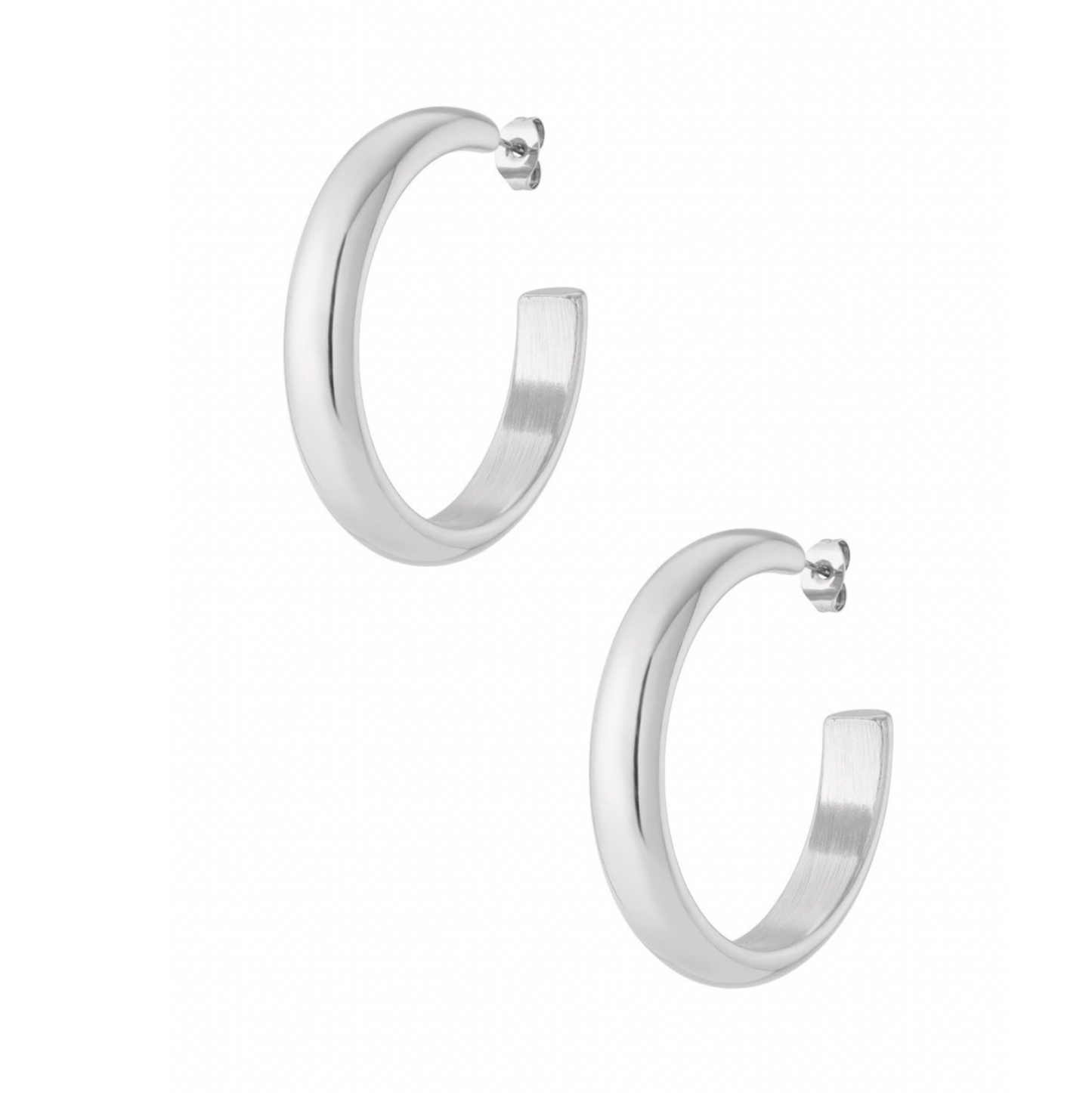 Oorbellen halo | zilver