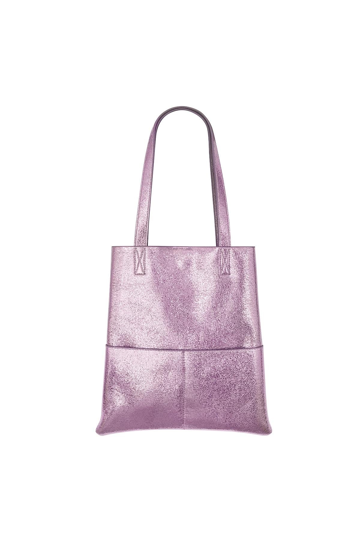 Metallic shopper | lila
