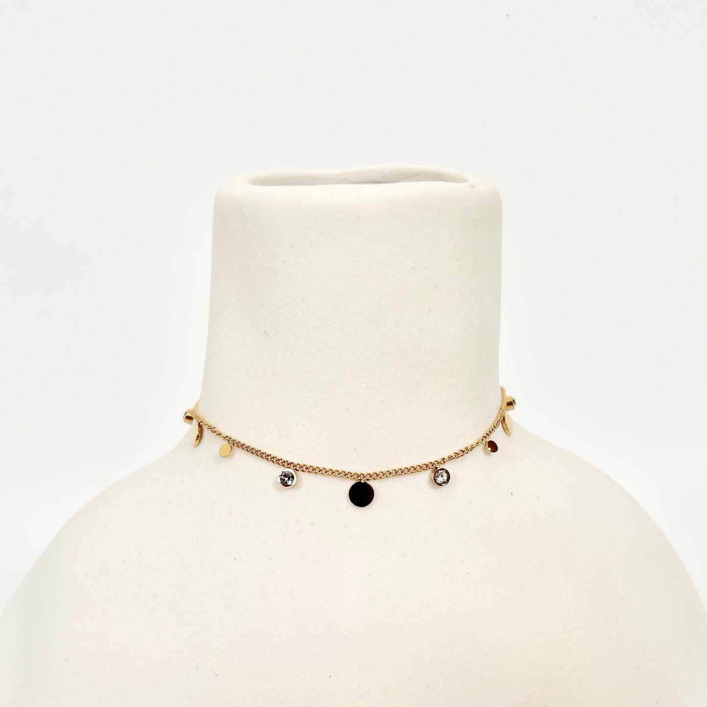 Armband strass | goud