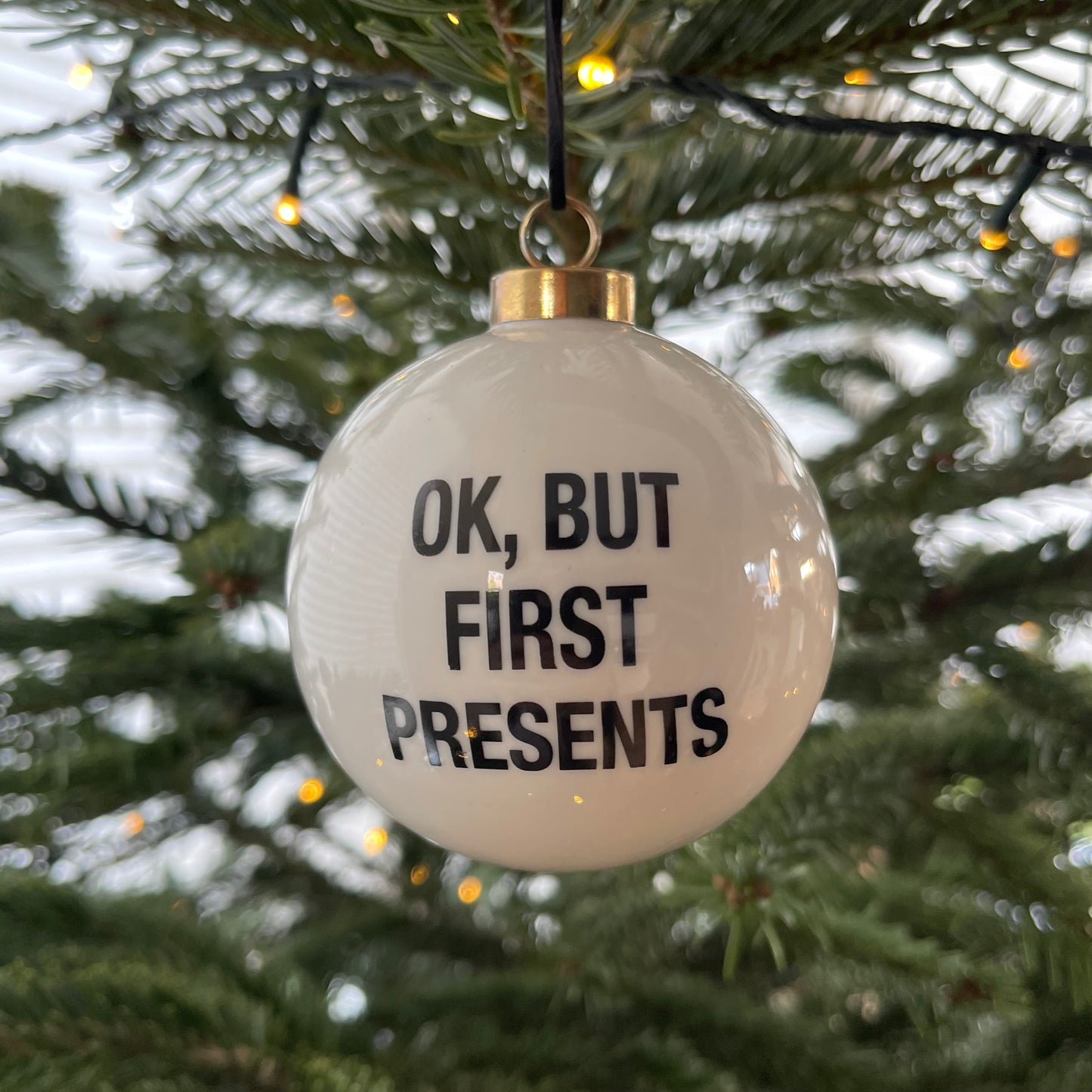 XMAS bal | OK BUT FIRST PRESENTS