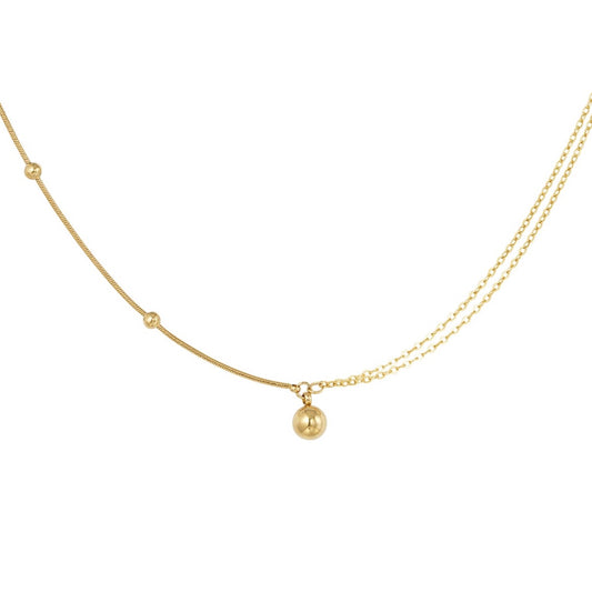 Ketting boll | goud