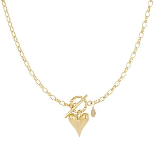 Ketting heart | goud