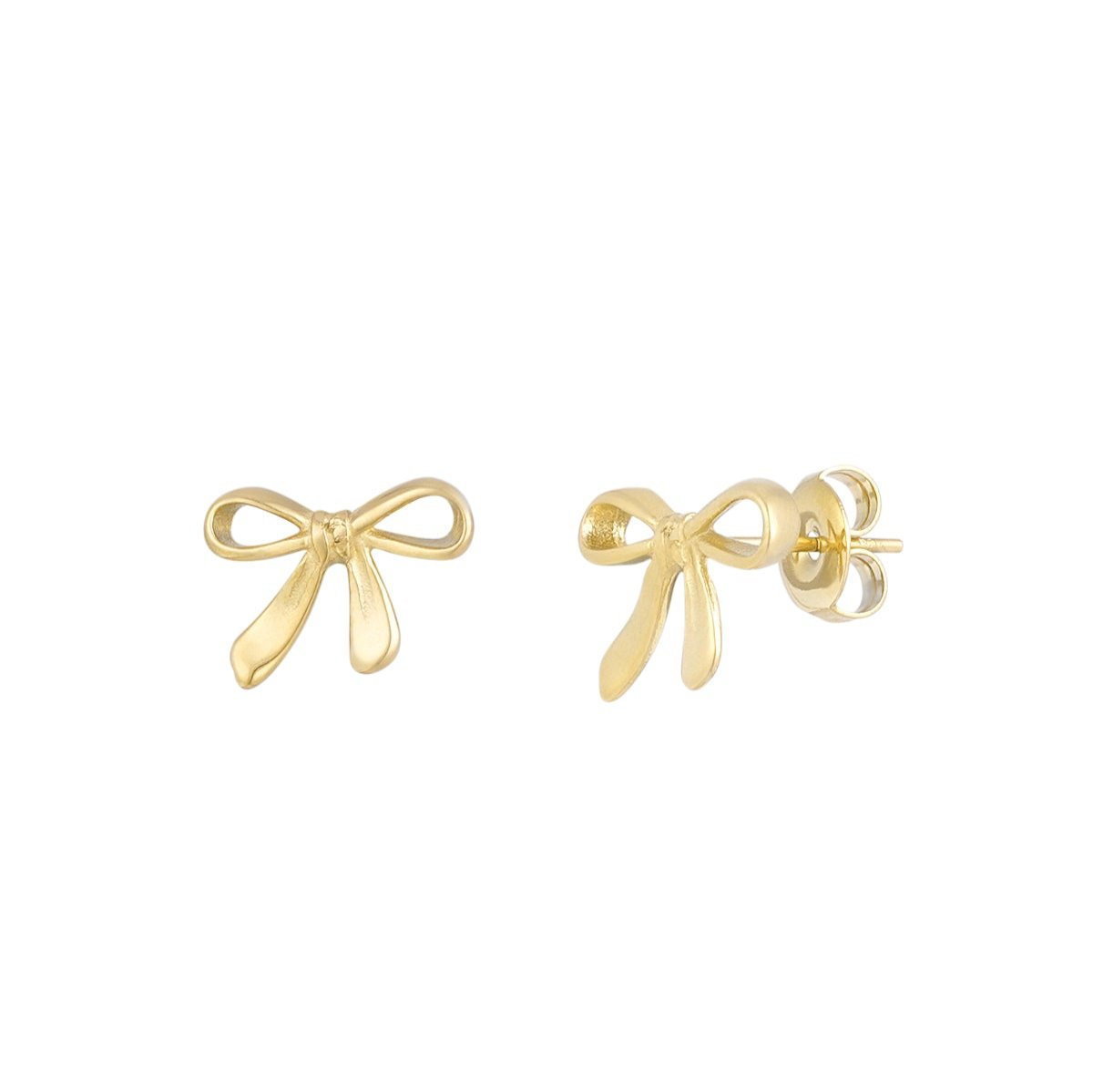 Oorbellen bow | goud