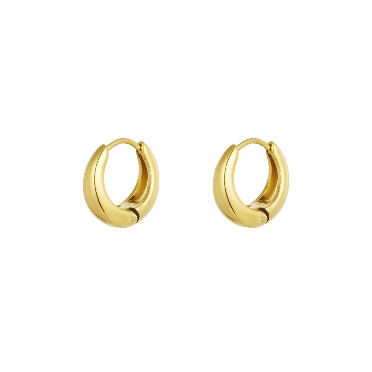 Oorbellen hoops | goud S