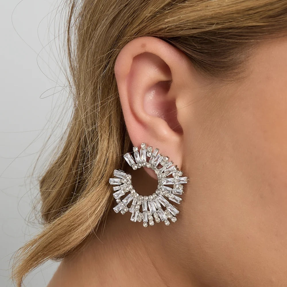 Oorbellen glow | zilver