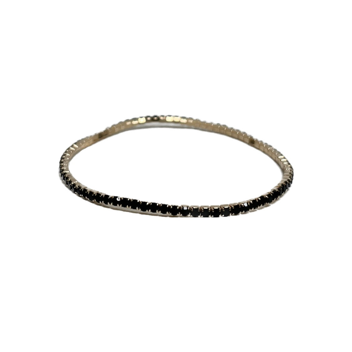 Armband diamond | goud, zwart