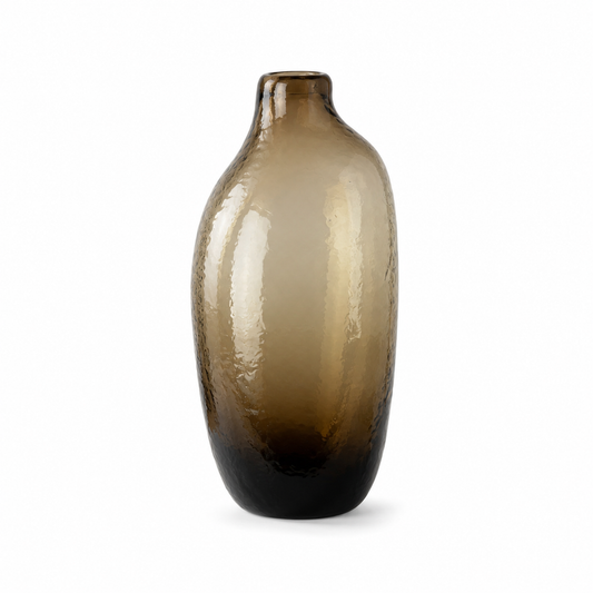 Vase braun | hoch