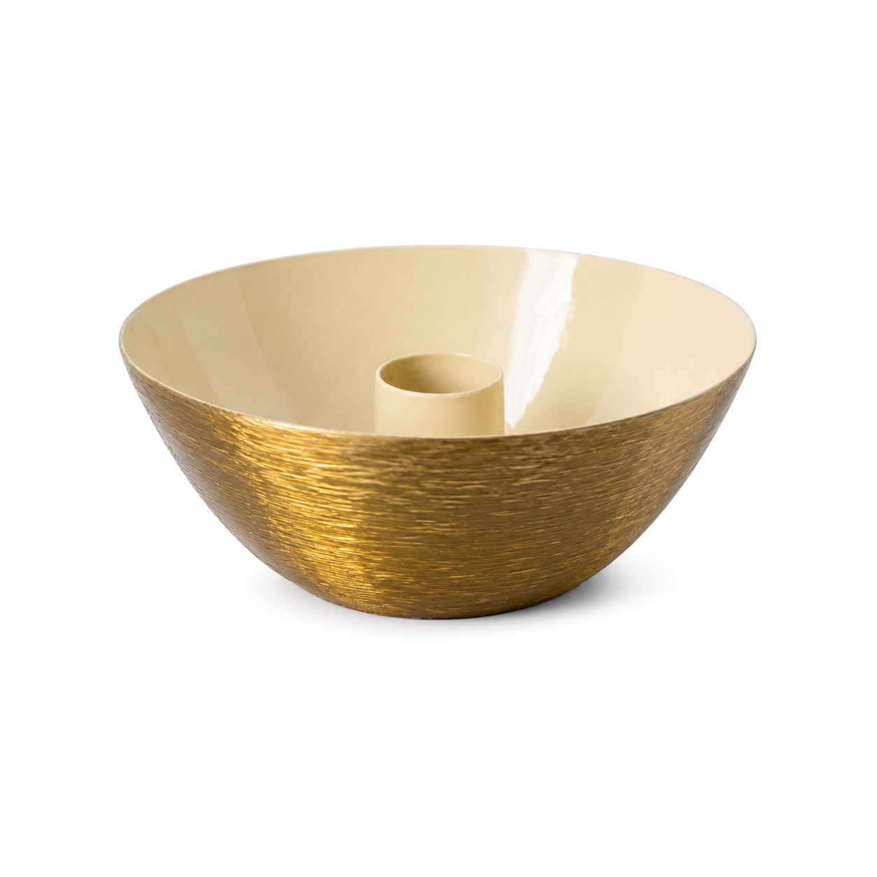 Candlestick | gold taupe