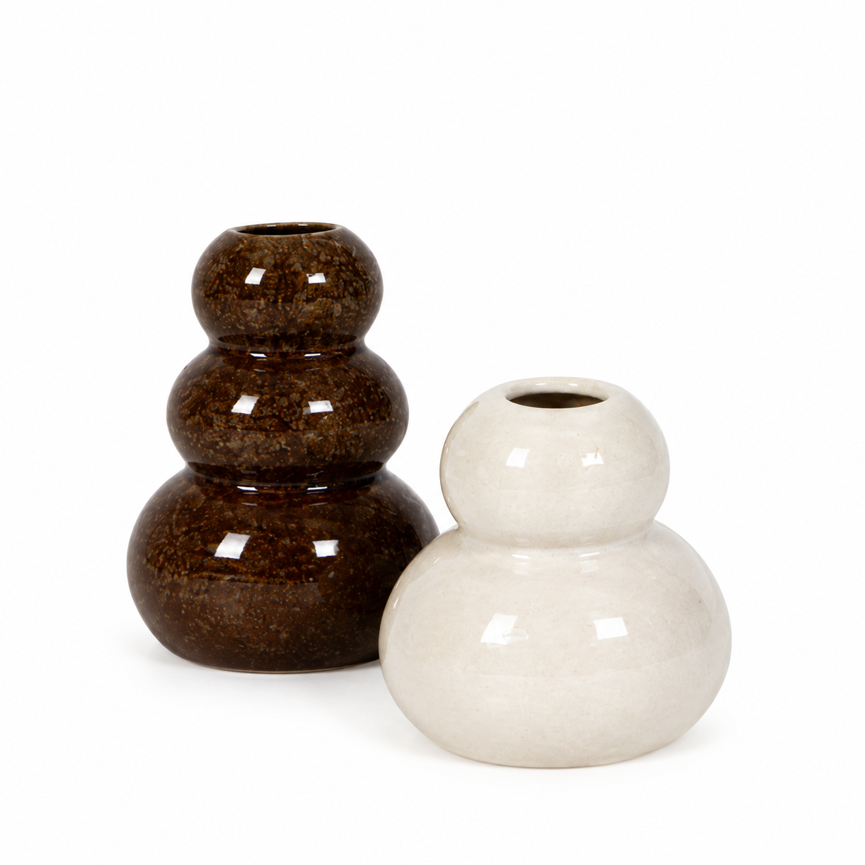Vase set | chocolate