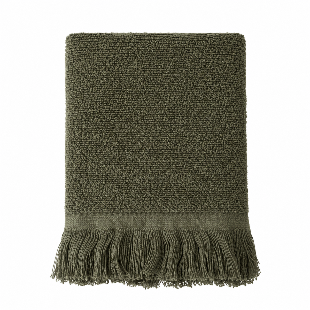 Handdoek franje | groen