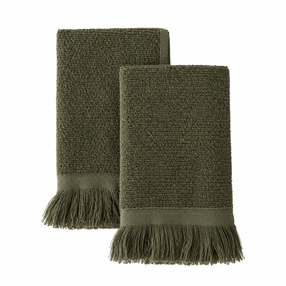 Vaatdoekjes set franje | groen