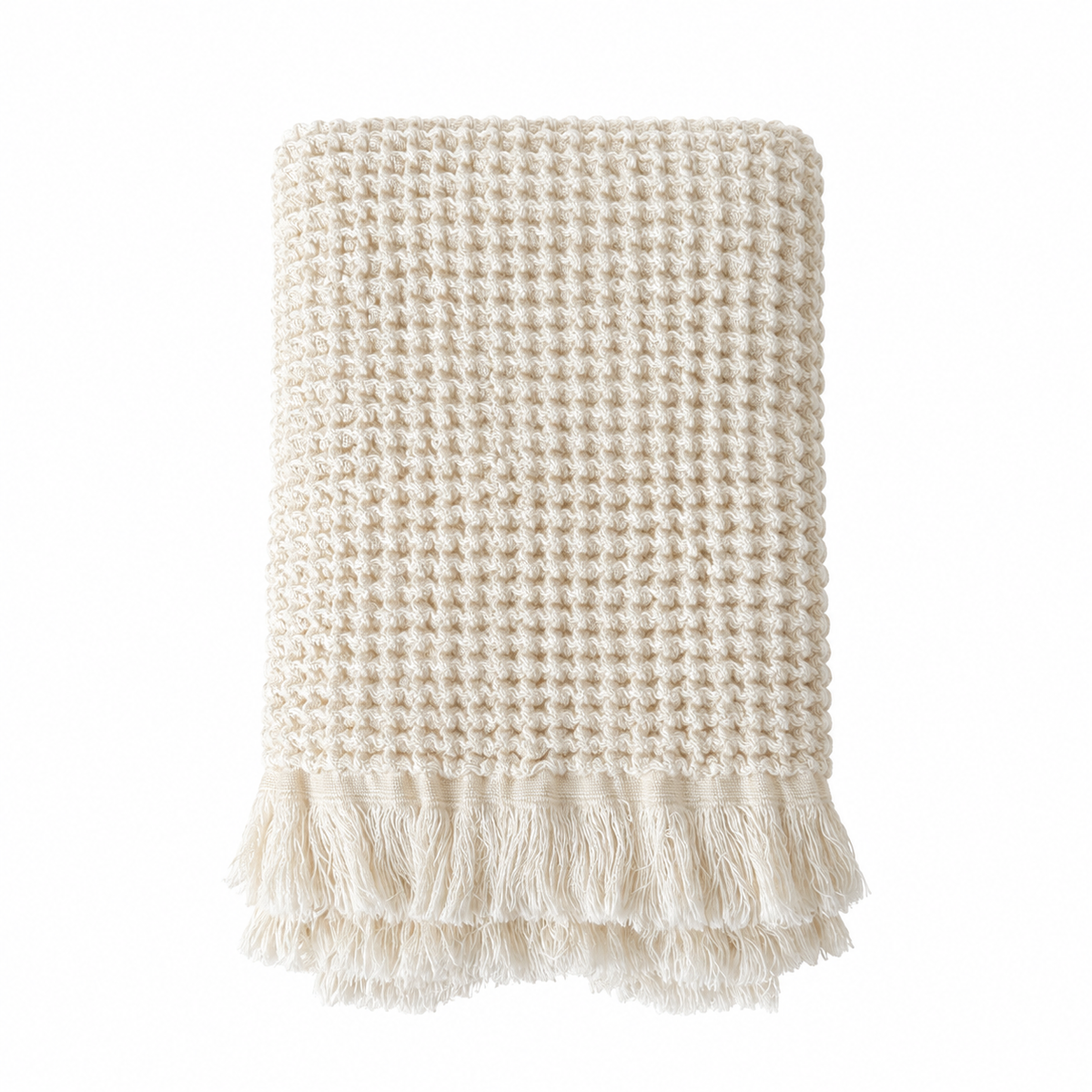 Gastendoek waffle | wit