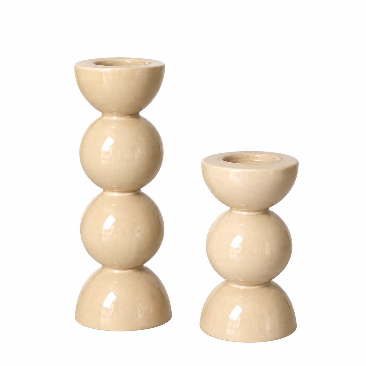 Kandelaar set | beige