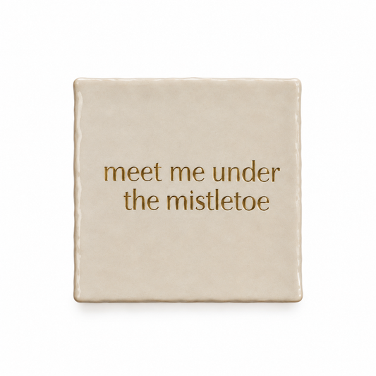 Fliese beige | meet me under the mistletoe