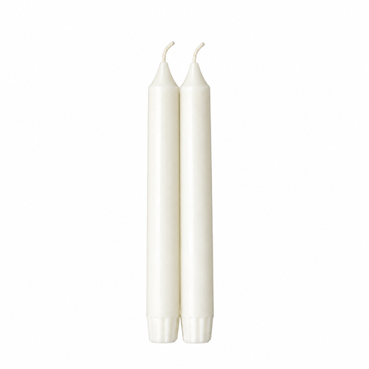 Dinner candle set | white