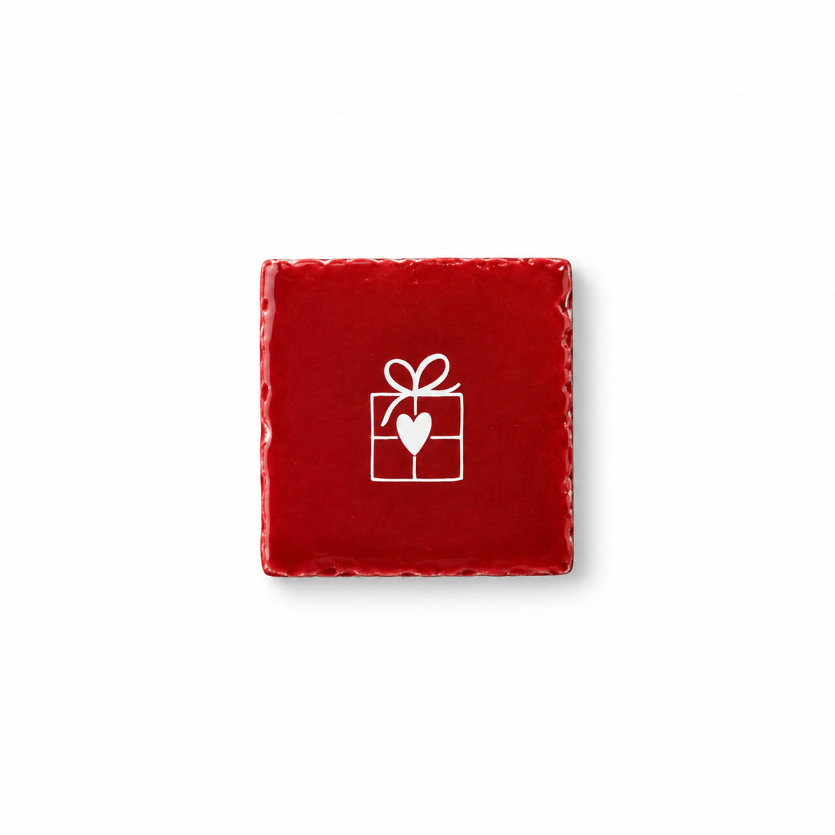 Mini Tegeltje rood | cadeautje