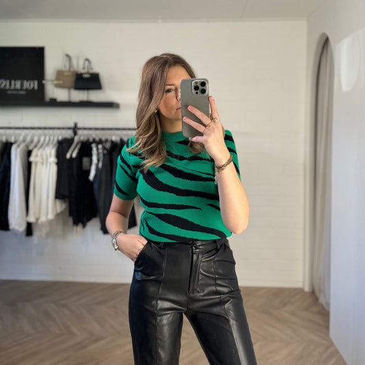 Top zebra | groen