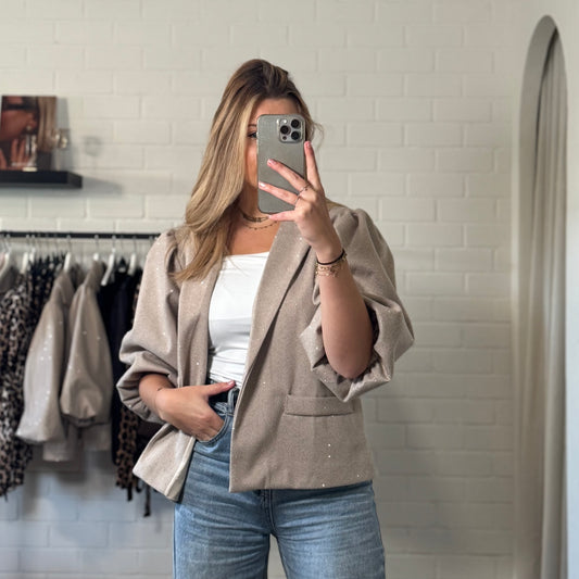 Blazer glamm | beige