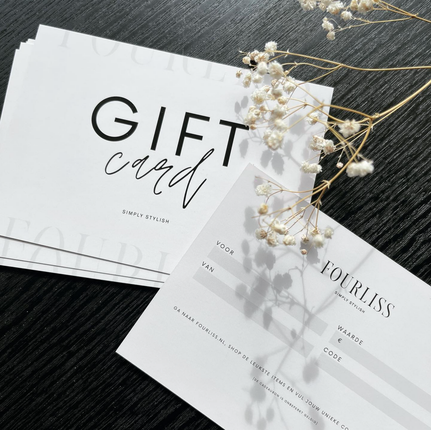 Fourliss giftcard