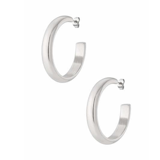 Oorbellen halo | zilver