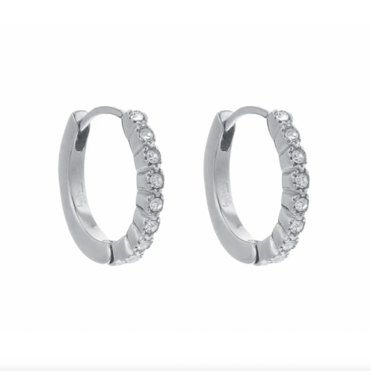 Oorbellen flore | zilver
