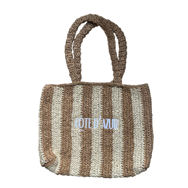 Strandtas cote d'azur | beige
