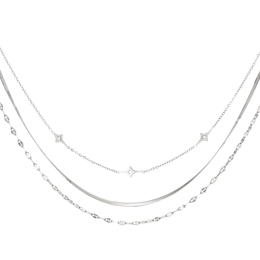 Ketting sparkle | zilver