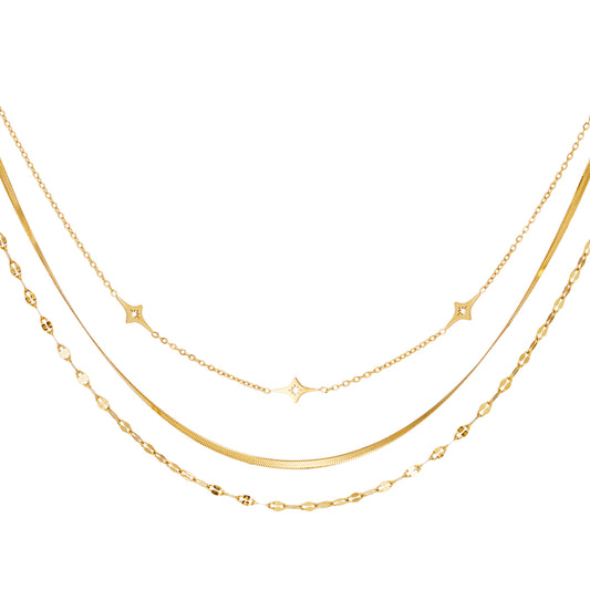 Ketting sparkle | goud