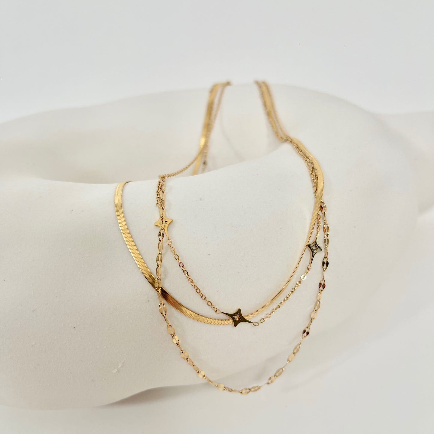 Ketting sparkle | goud