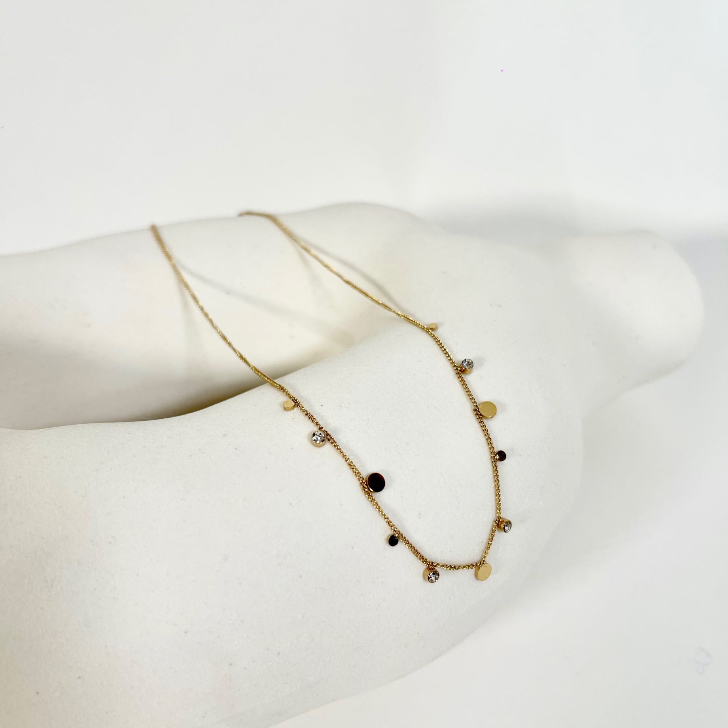 Ketting strass | goud