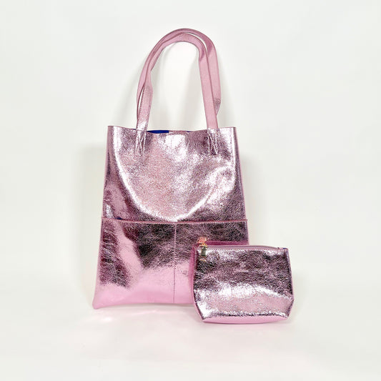 Metallic shopper | lila